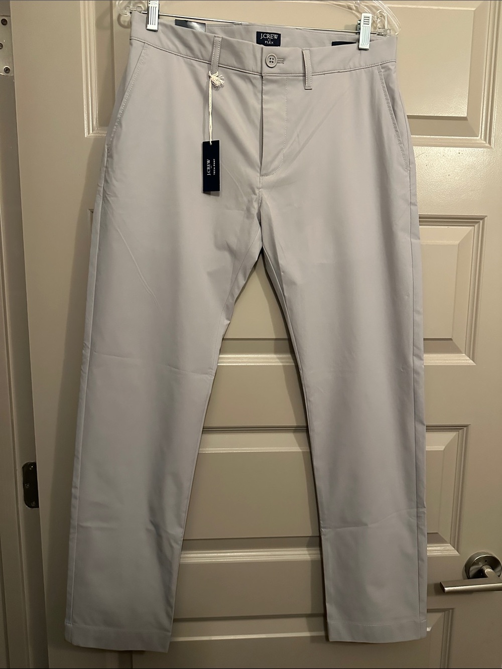 J. Crew Men’s Light Gray Stretch Chinos